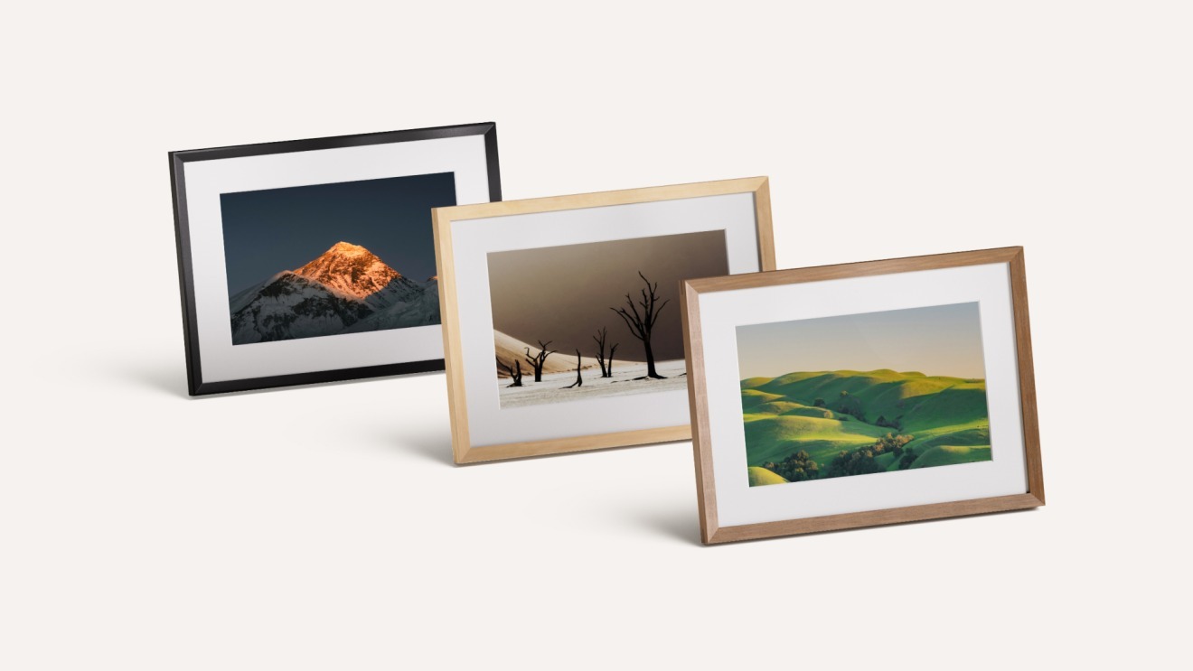 عرض لأجهزة Alexa Photo Frame الذكية بتصميمات مختلفة وألوان متنوعة