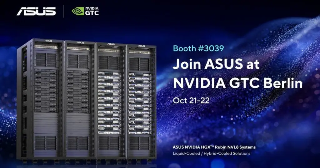 استعراض أنظمة ASUS و NVIDIA HGX Rubin NVL8 في مؤتمر GTC