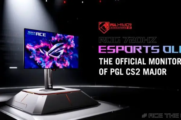 شاشة ASUS ROG Swift وStrix OLED Ace المخصصة للألعاب
