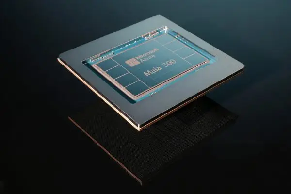 صورة توضيحية لمعالج الذكاء الاصطناعي Microsoft Azure Maia 300