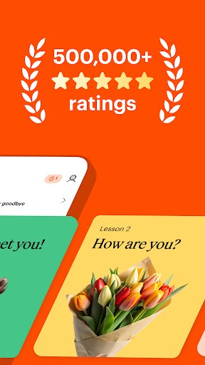 لقطة شاشة من تطبيق Babbel