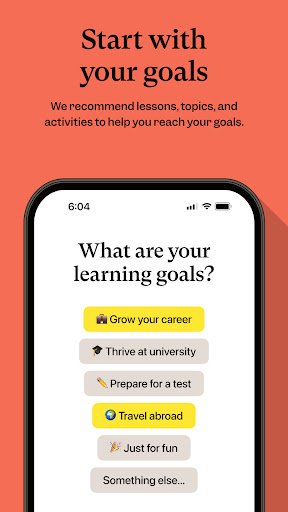 لقطة شاشة من تطبيق Cambly