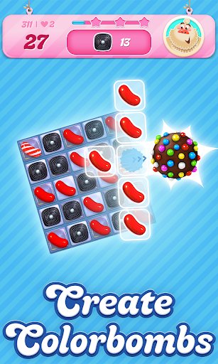 لقطة شاشة من لعبة Candy Crush Saga