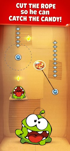 لقطة شاشة من لعبة Cut the Rope