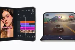 استعراض تطبيقات مذهلة على شاشات هاتف iPhone Duo القابل للطي