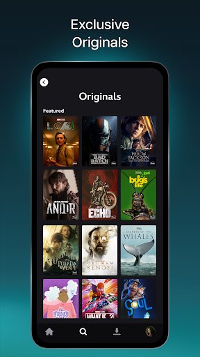 لقطة شاشة من تطبيق Disney+