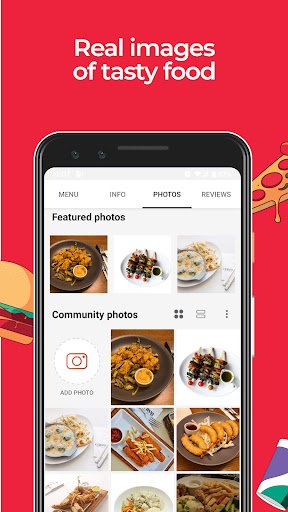 لقطة شاشة من تطبيق elmenus Discover & Order food