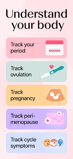 لقطة شاشة من تطبيق Flo Ovulation & Period Tracker