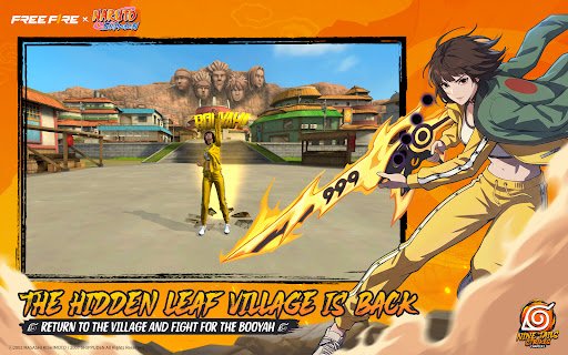لقطة شاشة من لعبة Free Fire x NARUTO SHIPPUDEN