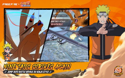 لقطة شاشة من لعبة Free Fire x NARUTO SHIPPUDEN