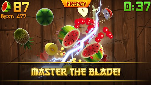 لقطة شاشة من لعبة Fruit Ninja®