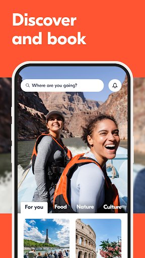 لقطة شاشة من تطبيق GetYourGuide