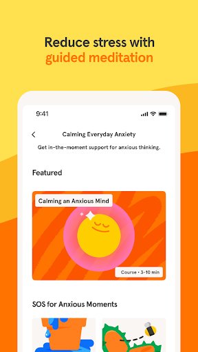 لقطة شاشة من تطبيق Headspace