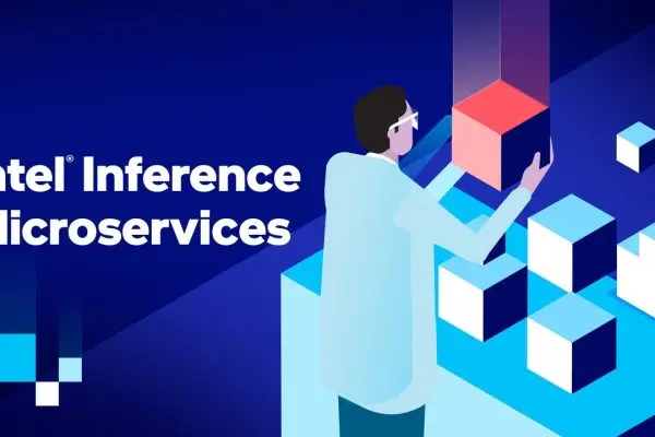 صورة توضيحية لخدمات Intel Inference Microservices للاستدلال الذكي من إنتل