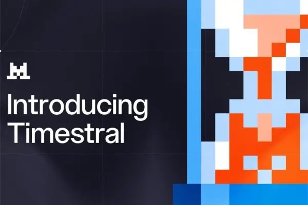 صورة تعبيرية لإطلاق نماذج Timestral الجديدة للتنبؤ الزمني