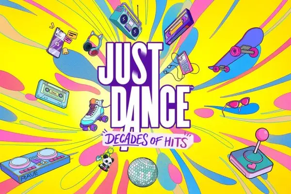صورة رسمية لغلاف لعبة Just Dance: Decades of Hits
