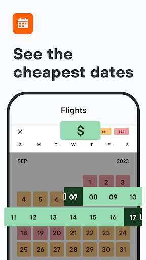 لقطة شاشة من تطبيق KAYAK