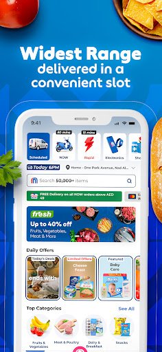 لقطة شاشة من تطبيق MAF Carrefour Online Shopping