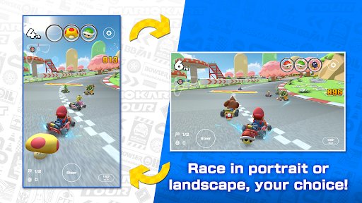 لقطة شاشة من لعبة Mario Kart Tour