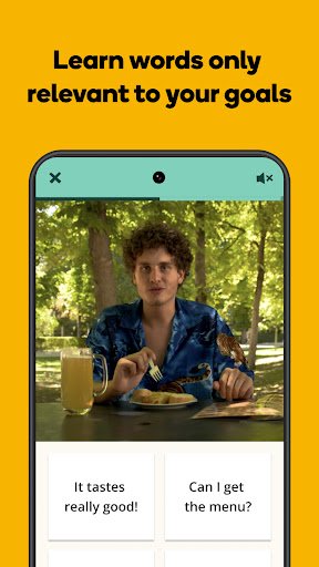 لقطة شاشة من تطبيق Memrise