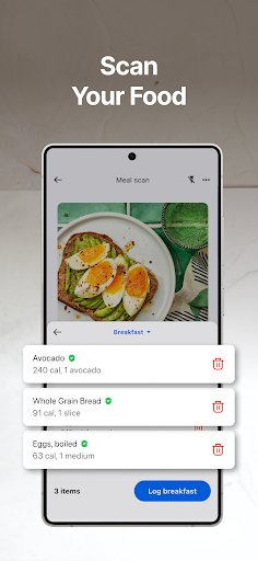 لقطة شاشة من تطبيق MyFitnessPal