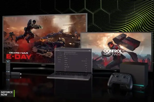 أجهزة وشاشات تعرض ألعاب فيديو لدعم خدمة GeForce NOW