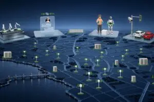رسم توضيحي لشبكات الاتصالات ومنصات الذكاء الاصطناعي من NVIDIA وNokia