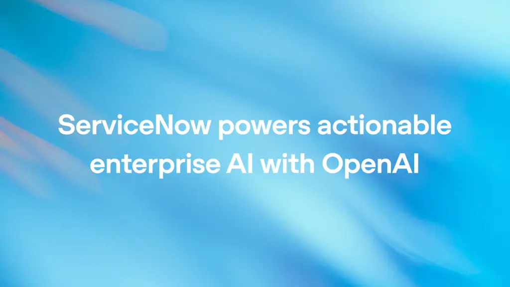 صورة تعبيرية لشراكة OpenAI وServiceNow في مجال الذكاء الاصطناعي