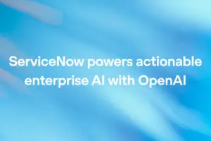 صورة تعبيرية لشراكة OpenAI وServiceNow في مجال الذكاء الاصطناعي