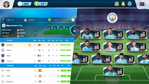 لقطة شاشة من لعبة OSM 26/27 Soccer Manager Game