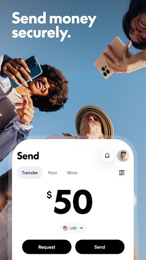 لقطة شاشة من تطبيق PayPal