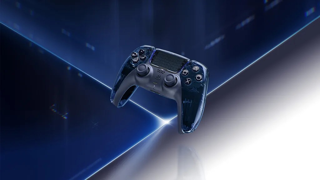 وحدة تحكم PS5 بتصميم مجموعة Prism الشفافة الجديدة