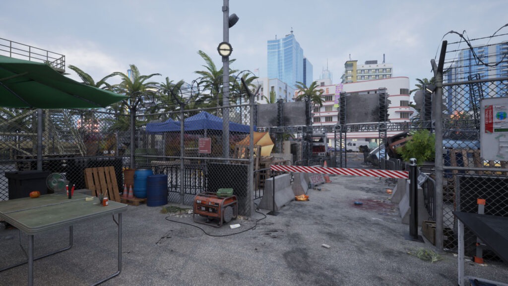لقطة من داخل إضافة Miami Zero للعبة Quarantine Zone