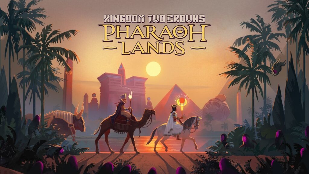 صورة ترويجية لتوسعة Pharaoh Lands للعبة Kingdom Two Crowns