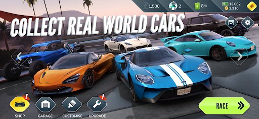 لقطة شاشة من لعبة Rebel Racing
