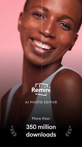 لقطة شاشة من تطبيق Remini