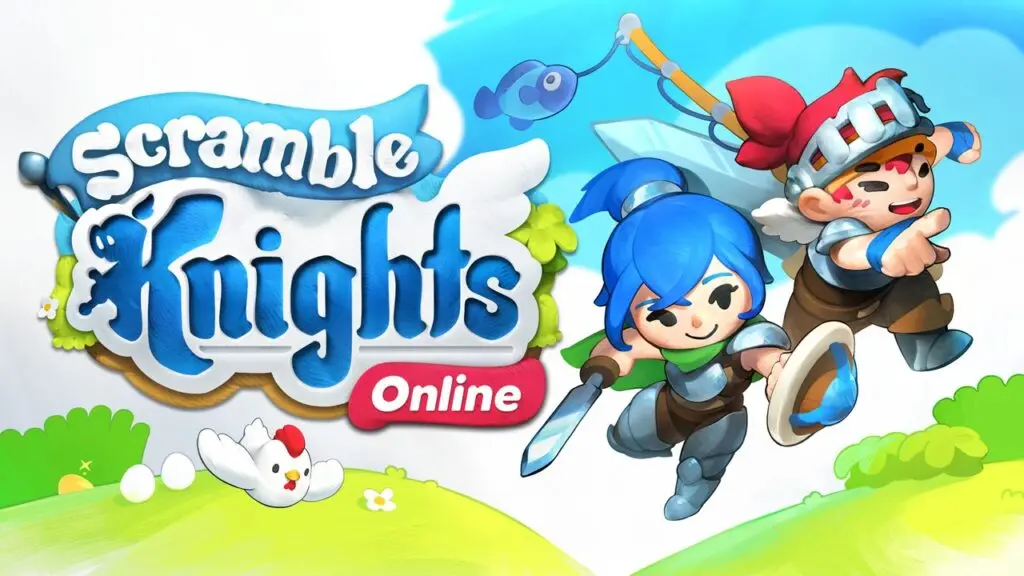 صورة رسمية للعبة Scramble Knights Online تظهر شخصيات اللعبة
