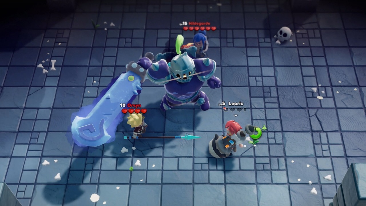 لقطة شاشة من داخل لعبة Scramble Knights Online