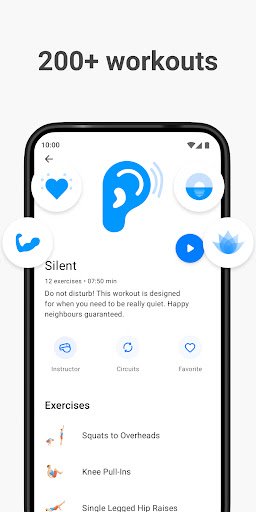 لقطة شاشة من تطبيق Seven