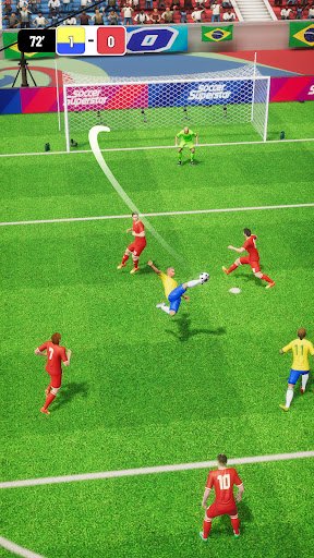 لقطة شاشة من لعبة Soccer Superstar