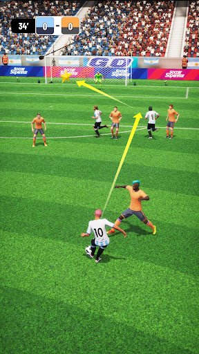 لقطة شاشة من لعبة Soccer Superstar