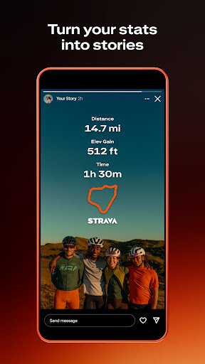 لقطة شاشة من تطبيق Strava
