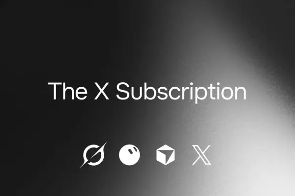 صورة توضيحية لشعار وعنوان The X Subscription على خلفية داكنة