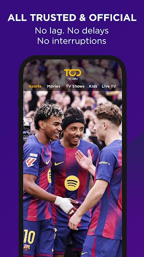 لقطة شاشة من تطبيق TOD by beIN