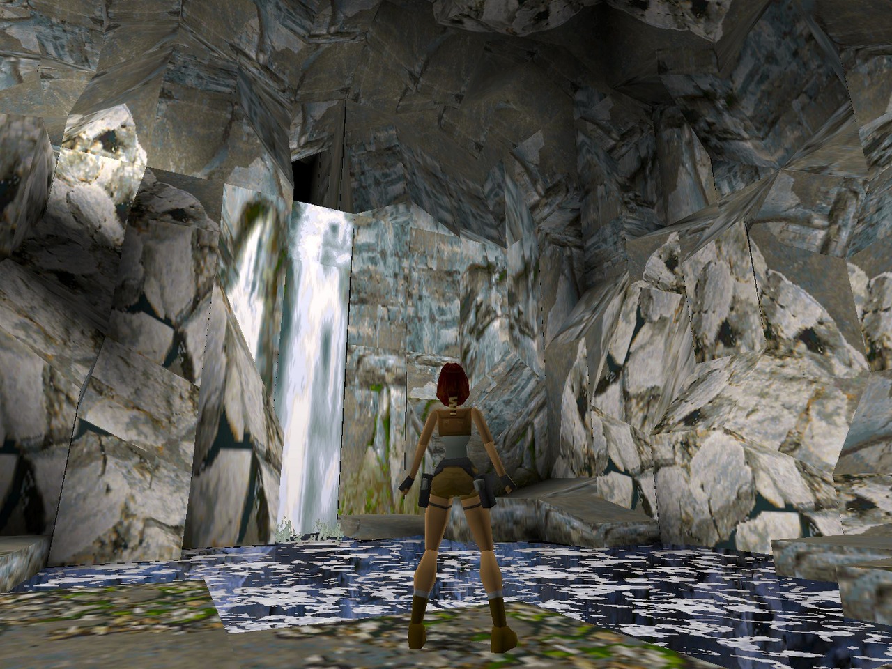 تصميم شخصية لارا كروفت الكلاسيكي داخل لعبة Tomb Raider Legacy of Atlantis