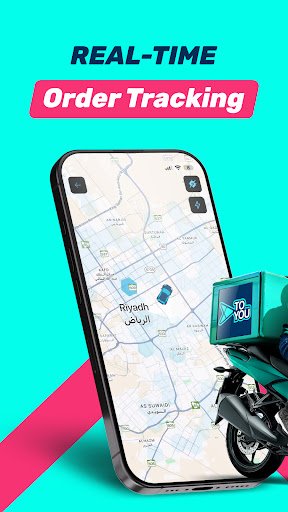 لقطة شاشة من تطبيق ToYou. Food & Grocery Delivery