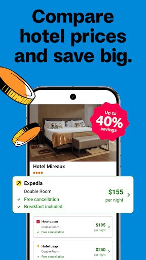 لقطة شاشة من تطبيق trivago