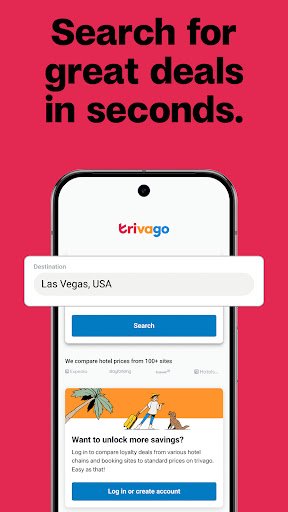 لقطة شاشة من تطبيق trivago