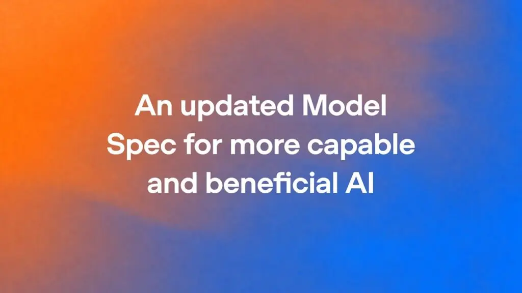صورة توضيحية لتحديث Model Spec لتعزيز قدرات الذكاء الاصطناعي