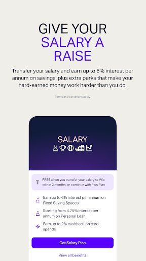 لقطة شاشة من تطبيق Wio Personal